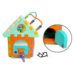 Vzdelávací domček - triedič, labyrint - farebný